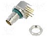 Conector M8, 6 pini, clasa etanseitate IP68, AMPHENOL - M8AS-06PMMR-SF8001