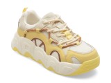 Cumpara ieftin Pantofi sport FLAVIA PASSINI galbeni, 5376, din material textil si piele naturala