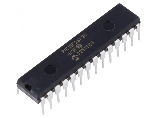 Microcontroler PIC 64MHz 1.8-3.6V THT DIP28