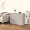 vidaXL Servantă, gri beton, 91x29,5x65 cm, lemn prelucrat
