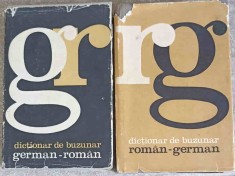 DICTIONAR DE BUZUNAR GERMAN - ROMAN, ROMAN - GERMAN VOL.1-2-ALEXANDRU ROMAN, MIHAIL ISBASESCU-250029