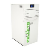 Pachet Centrala termica pe peleti Fornello Lidya Compact 25 kw, echipata cu pompa electronica Grundfos, vas expansiune, manometru, aerisitor, supapa,