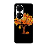 Husa compatibila cu Huawei Nova Y70 model Cat Tree, Silicon, TPU, Viceversa, Transparent, Carcasa