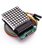 Modul LED MATRIX 8X8 campuri 32x32 mm rosu 5V Interfata SPI inclus, Oem