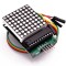Modul LED MATRIX 8X8 campuri 32x32 mm rosu 5V Interfata SPI inclus
