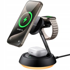 Mcdodo &Icirc;ncărcător Inductiv 15W 3In1 Pentru Magsafe Iphone Airpods Ceas Lampă