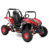Cumpara ieftin UTV electric pentru copii Kinder ecoSAVANA 1000W, baterie 48V, culoare rosie
