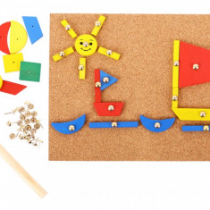 Set de creatie - Forme din lemn PlayLearn Toys
