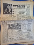 ziarul sportul popular 23 martie 1966 - fotbal echipa progresul braila