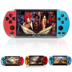 Consola GamePlayer FOXMAG24&reg; X7 Plus, 8 GB, 1000 de jocuri instalate, Negru