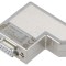 Conector D-Sub mamă 9 pini, 55&deg;