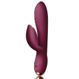Vibratoare iepuras - Rocks Off Fiecare Fata Vibrator Iepuras cu 10 Functii si Textura Catifelata Visiniu, Rocks Off Ltd