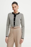 Morgan cardigan MESTA femei, culoarea bej, MESTA