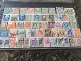 Lot timbre vechi stampilate Italia, anii 1900-1950, stare foarte buna, diferite