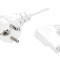 Cablu Alimentare 3x1mm2 Ștecăr Unghi - IEC C13 90&deg;