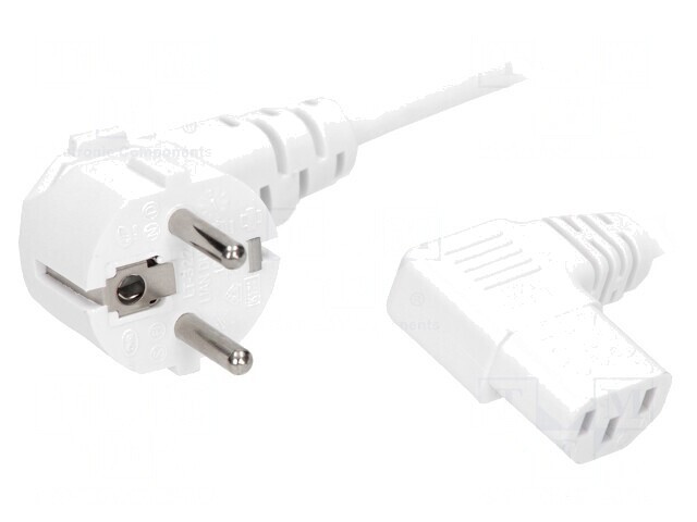 Cablu Alimentare 3x1mm2 Ștecăr Unghi - IEC C13 90&deg;