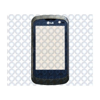 Husă frontală LG KM570 Cookie Music incl. Ecran tactil negru foto