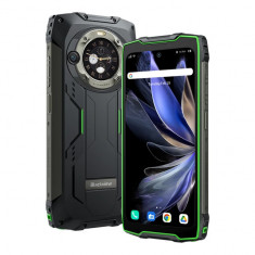 Telefon mobil Blackview BV9300 Pro Verde, 4G, Dual Screen 6.7 +1.32 FHD+ 120Hz, 24GB RAM (12GB + 12GB extensibili), 256GB, Android 13, Helio G99, NFC,