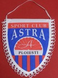 Fanion Fotbal - SC ASTRA PLOIESTI (dimensiuni 14x12 cm)