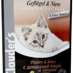 Hrana umeda pentru pisici cu pasare si rinichi, Dr. Clauder's Cat, 100 g