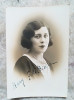 Foto MARY SLITOIANU anii 30-40 Opera Romana semnatura 8,5 x 6 cm