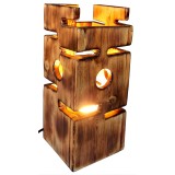 Decoratiune din lemn cu decupaje pentru masa - cod aac0356