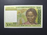 MADAGASCAR 500 FRANCI 1994 UNC