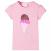 Tricou pentru copii, roz aprins, 92 10724, vidaXL