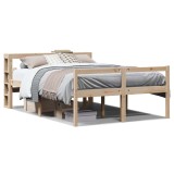 Cumpara ieftin Cadru de pat senior cu tablie, 160x200 cm, lemn masiv pin