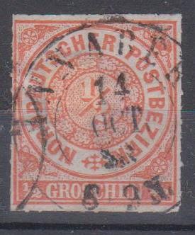 Germania - nord postbezirk, 1869, stampilat (G1)