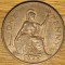 Anglia Marea Britanie -raritate pt cunoscatori- 1 penny 1949 AU/UNC - valoroasa! - varianta rara, fara IND:IMP
