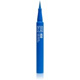 3INA The Color Pen Eyeliner Mini tuș de ochi tip cariocă culoare 850 - Blue 0,6 ml