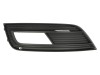 Grila Ventilatie Bara Fata Stanga Audi A4 B8 (2007-2015) cu Locas Proiectoare Ceata, Negru, Blic