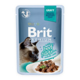 Cumpara ieftin Brit Cat Delicate Beef in Gravy, 85 g