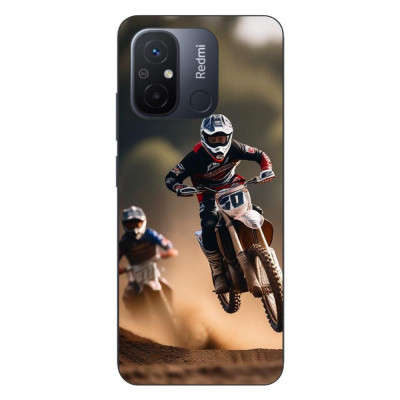 Husa compatibila cu Xiaomi Redmi 12C Silicon Gel Tpu Model Motocross foto