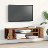 VidaXL Dulap TV de perete, lemn vechi, 100x30x26,5 cm, lemn prelucrat