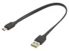 Cablu USB 2.0 A la USB C 0.25m Negru, Green Cell