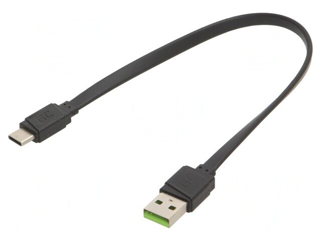 Cablu USB 2.0 A la USB C 0.25m Negru