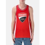 Ducati Corse maiou de bărbați big logo vertical stripes red 2026 - M