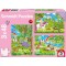 Puzzle Schmidt, Printese in curtea regala, 3&times;48 piese