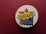 Insigna expozitia filatelica SOCFILEX89 Bacau.
