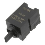 Intrerupator basculant, 3 pozitii, mod comutare ON-OFF-(ON), SP3T, MENTOR, 1847.7031, T212134