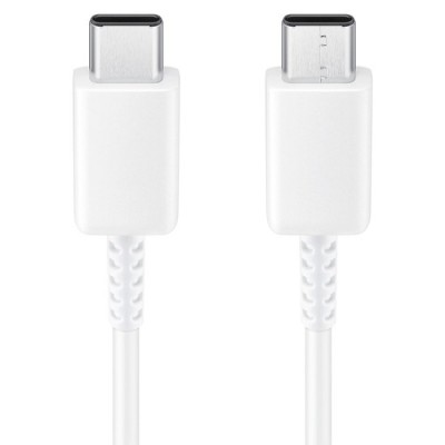 Cablu Type-C la Type-C, Super Fast Charging, 100W, 1m - Samsung (EP-DG977BWE) - White (Bulk Packing) foto