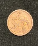 Moneda 5 cenți 1991 Africa de Sud