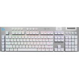 Tastatura Mecanica Gaming Logitech G915 X LIGHTSPEED, Tactile, Low-Profile, Wireless, Alb