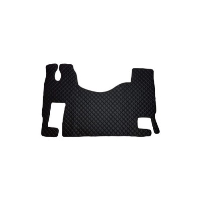 Covor auto imitatie piele dedicat Camion Mercedes Actros MP3,podea plata ,Cutie automata Negru/Rosu Cod:LUX-713 Automotive TrustedCars foto