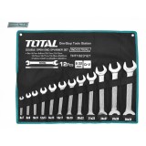 Trusa scule / 12 chei fixe TOTAL - 6-32mm (INDUSTRIAL)