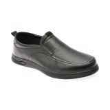 Mocasini GRYXX negri, S5007, din piele naturala