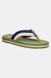 U.S. Polo Assn. papuci HANK bărbați, culoarea verde, HANK002M/5M2