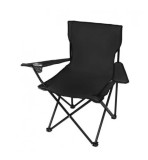 Cumpara ieftin RESIGILAT - Scaun pliabil pentru camping,pescuit,din metal,sarcina maxima 120 kg - Negru